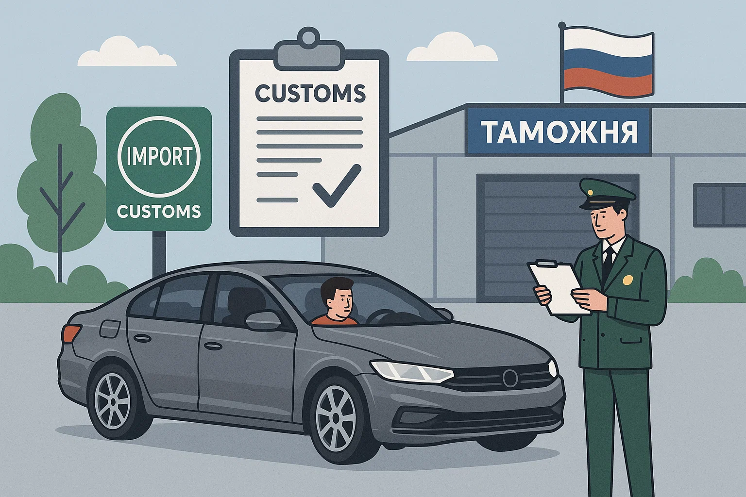Процесс растаможки автомобиля в РФ